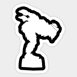 Bigfoot Swimming Pool Design Sticker